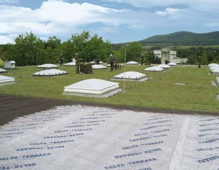 Trittschallgeprüft und enorm witterungsbeständig: DELTA–TERRAXX DELTA® - TERRAXX